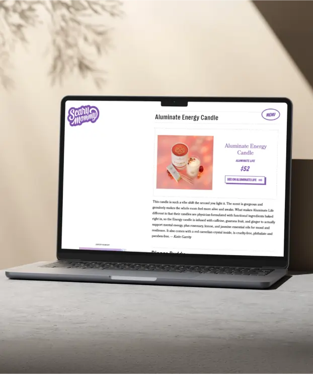 Scary Mommy Laptop Concept