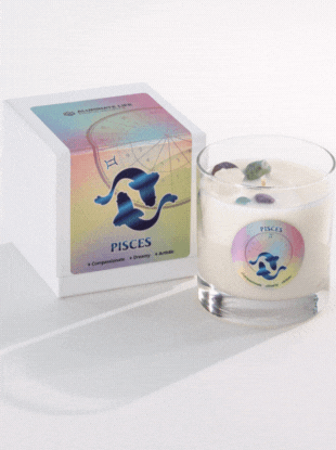 Water Signs Candle