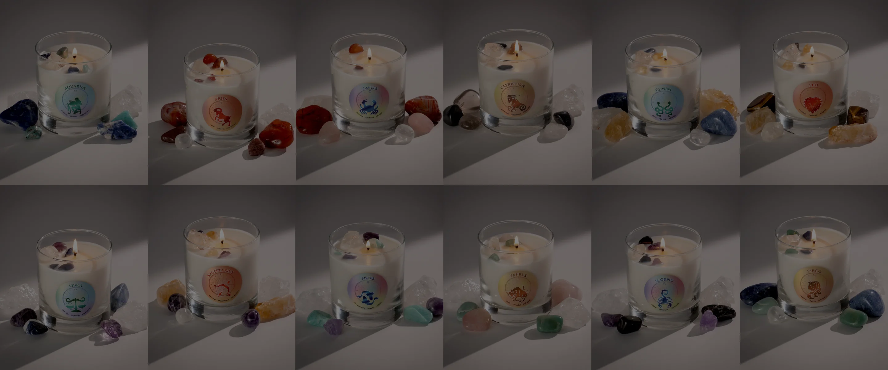 Zodiac Candle Banner