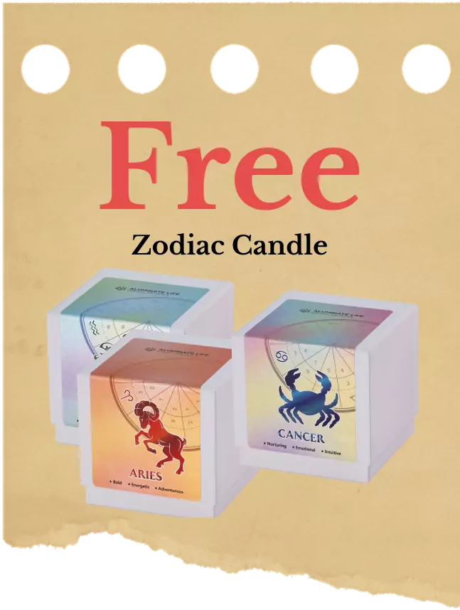 Free Zodiac Candle worth $32