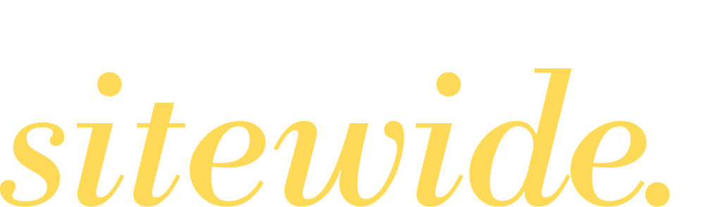 25% sitewide
